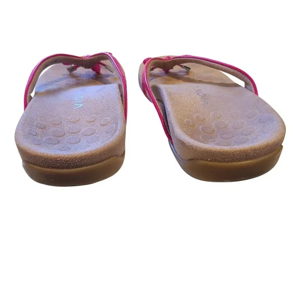 Vionic Sandals Bella II Pink Bow Flip Flop Comfort Orthotic Thongs Womens 8.5 - Picture 4 of 7